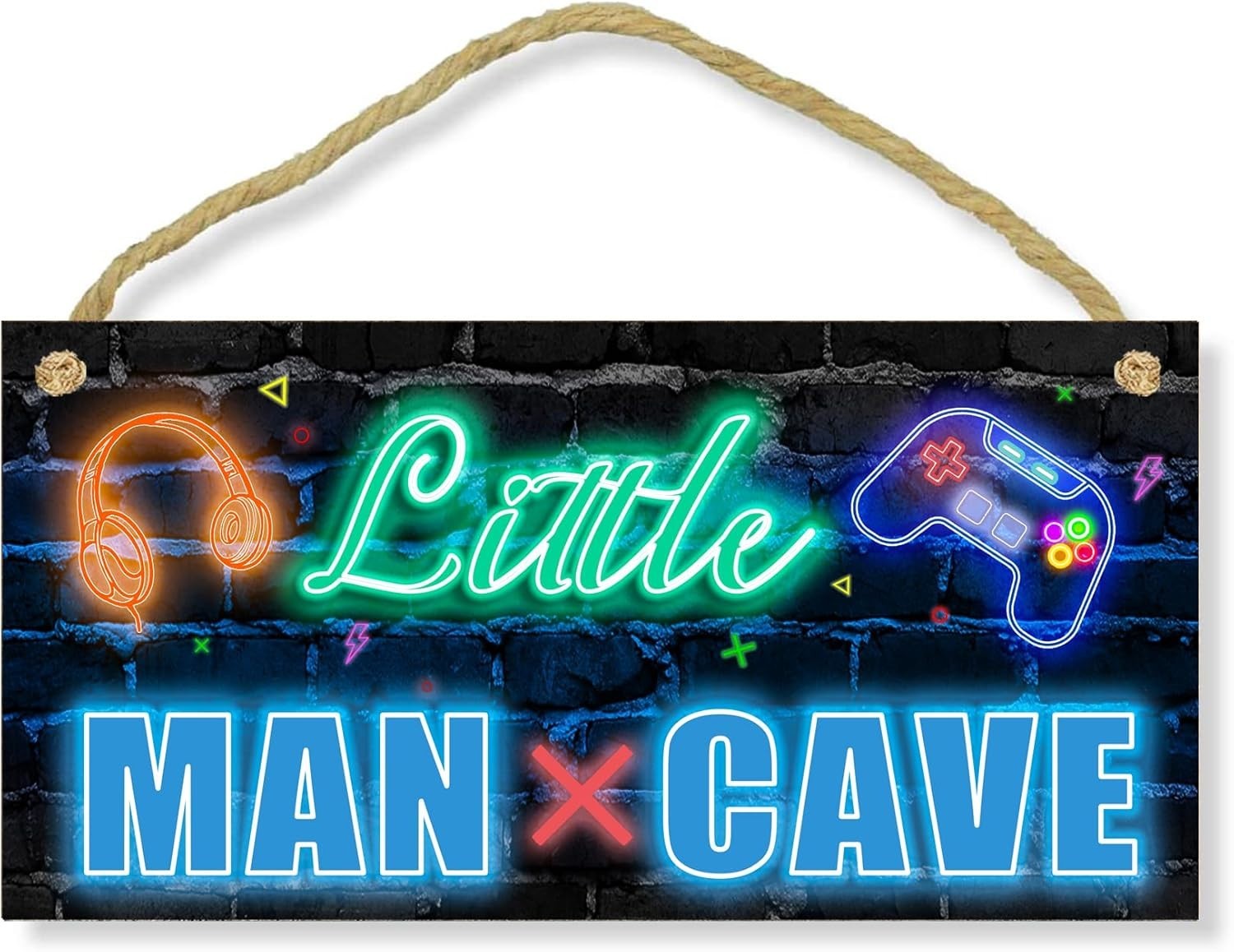 Fun 'Game Room' Door Sign for Kids – Perfect Playroom Decor, Easy Installation