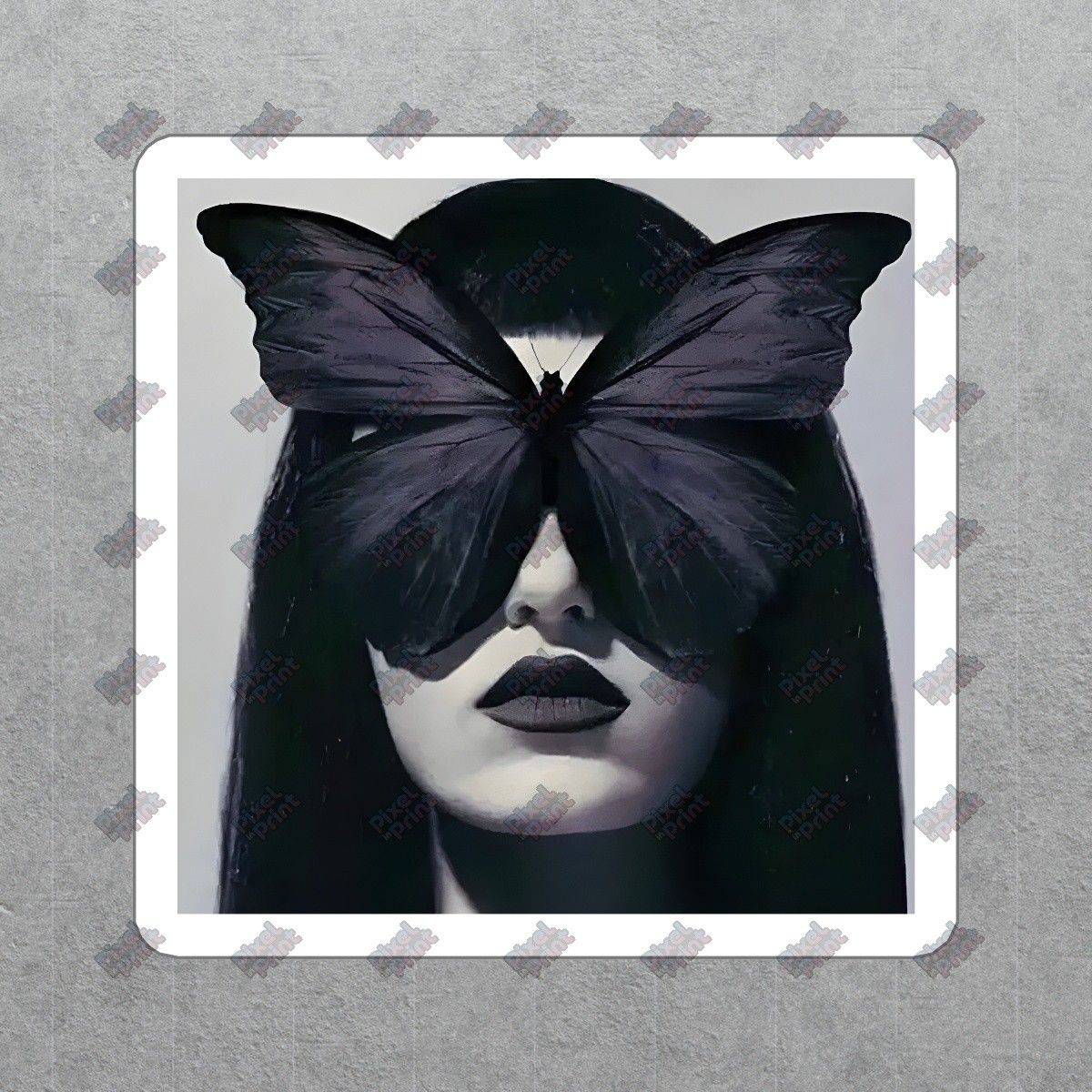 Artistic Butterfly Decal Unique Vinyl Sticker for Home, Laptop, and #209129