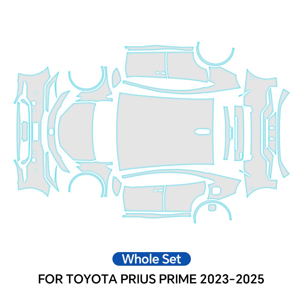 For Toyota Prius Prime 2023-2025 Paint Protection Film Precut Kit Gloss PPF TPU