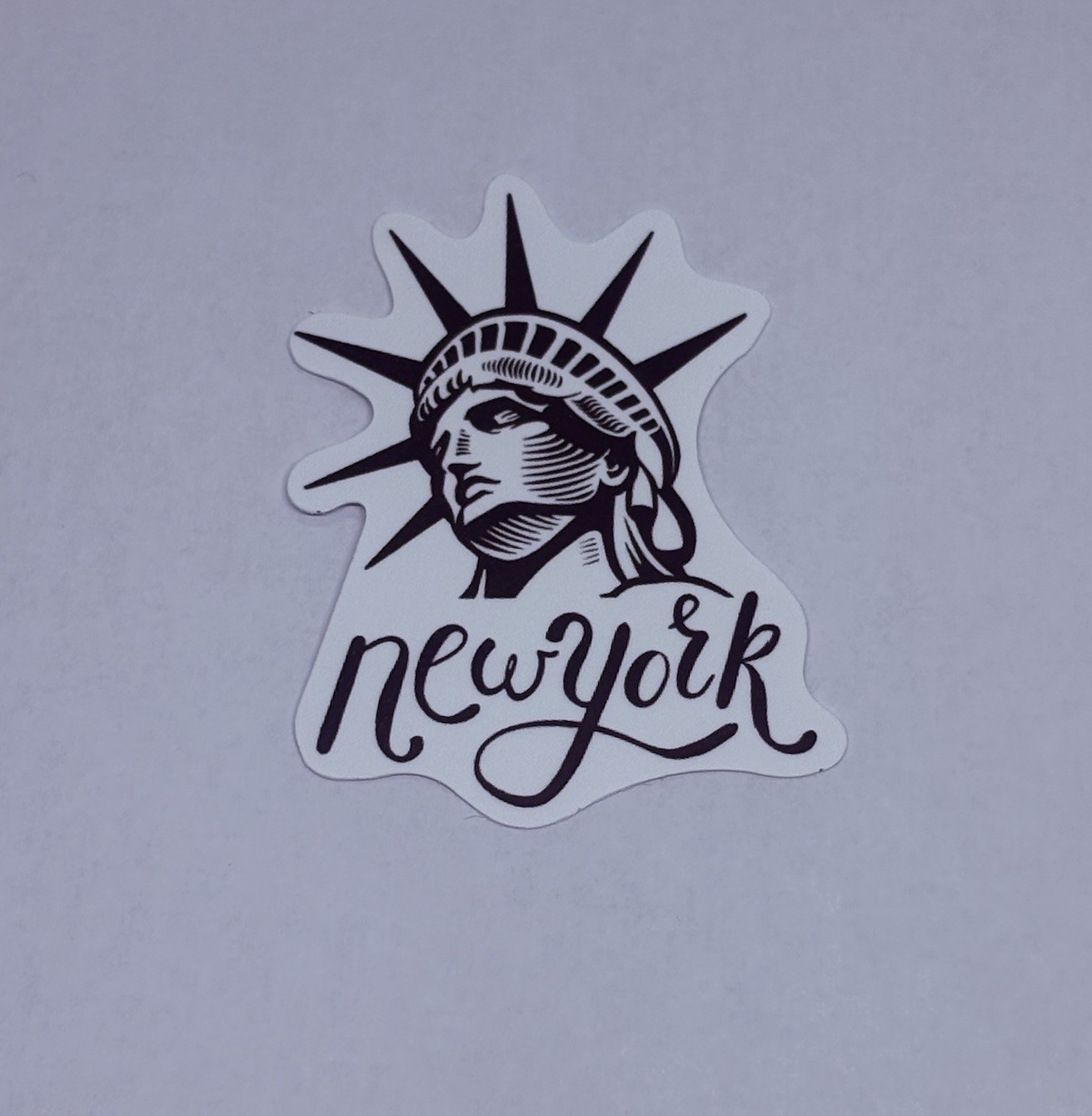 New York Liberty Statue Head Sticker USA Art Decal Vinyl Country Souvenir Tc9