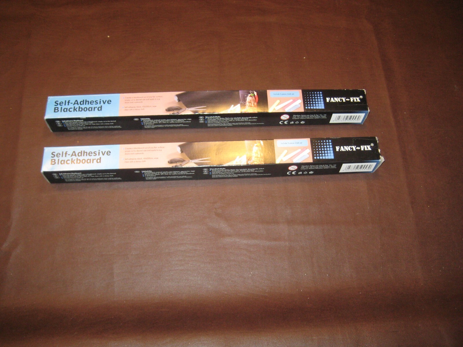 Fancy-Fix Self-adhesive Blackboard Two Included BRAND NEW SEALED