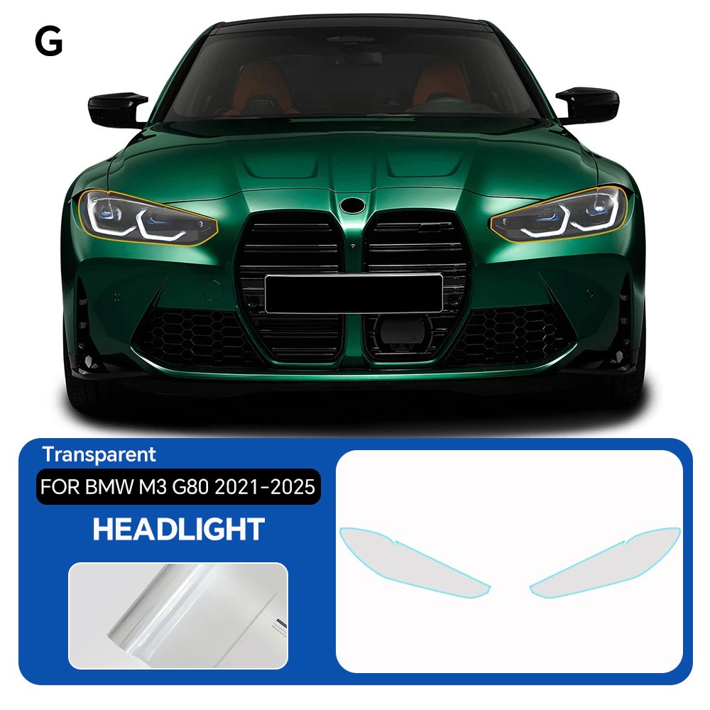 For BMW M3 G80 2021-2025 Full Car Kit Precut Paint Protection Film Clear Bra PPF