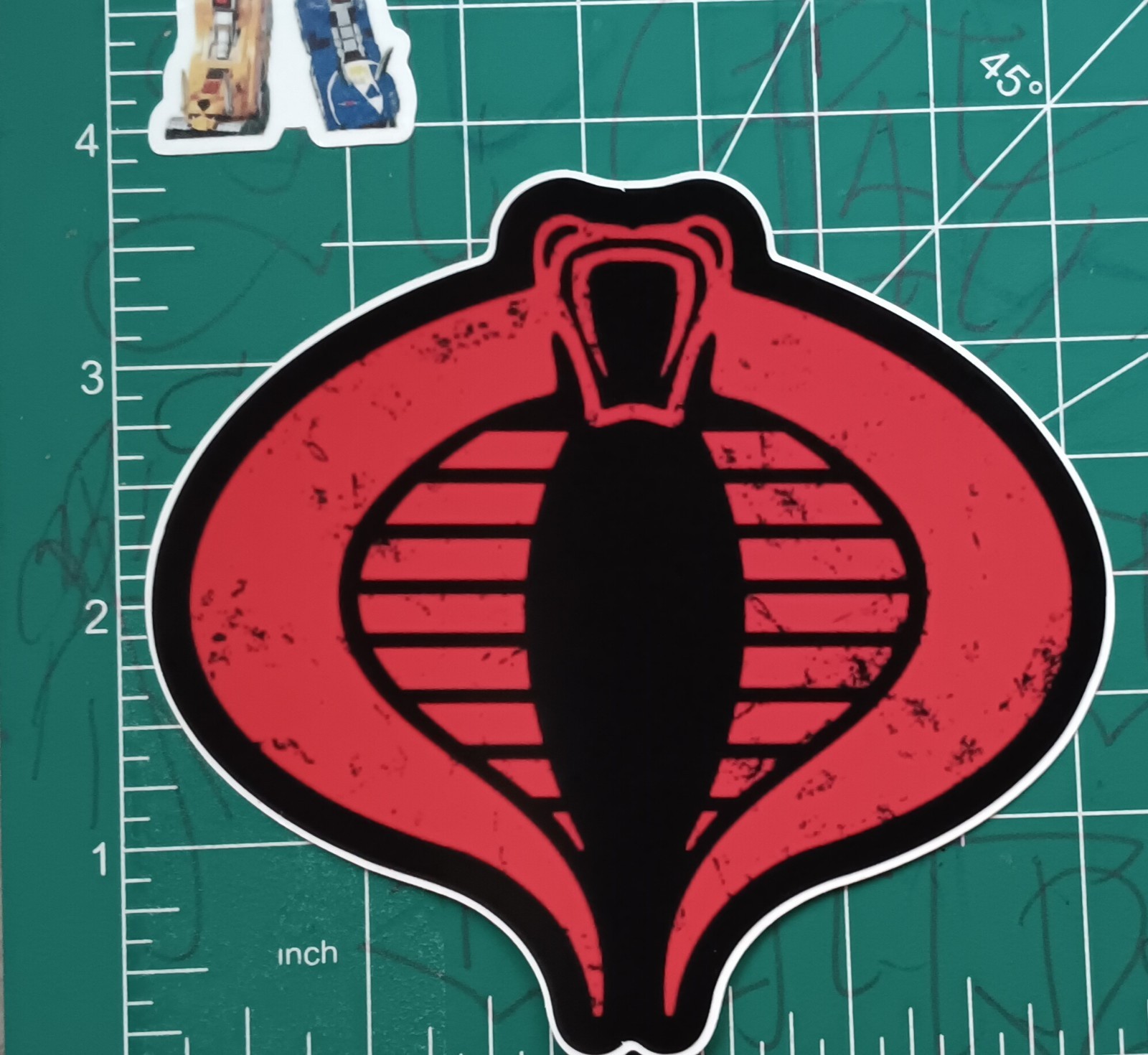 COBRA LOGO 4X4 VYNIL DIE-CUT STICKER
