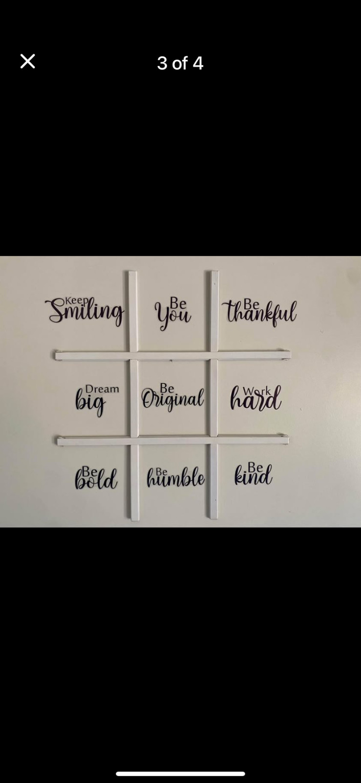 Vintage Muntin Grid wood wall decor
