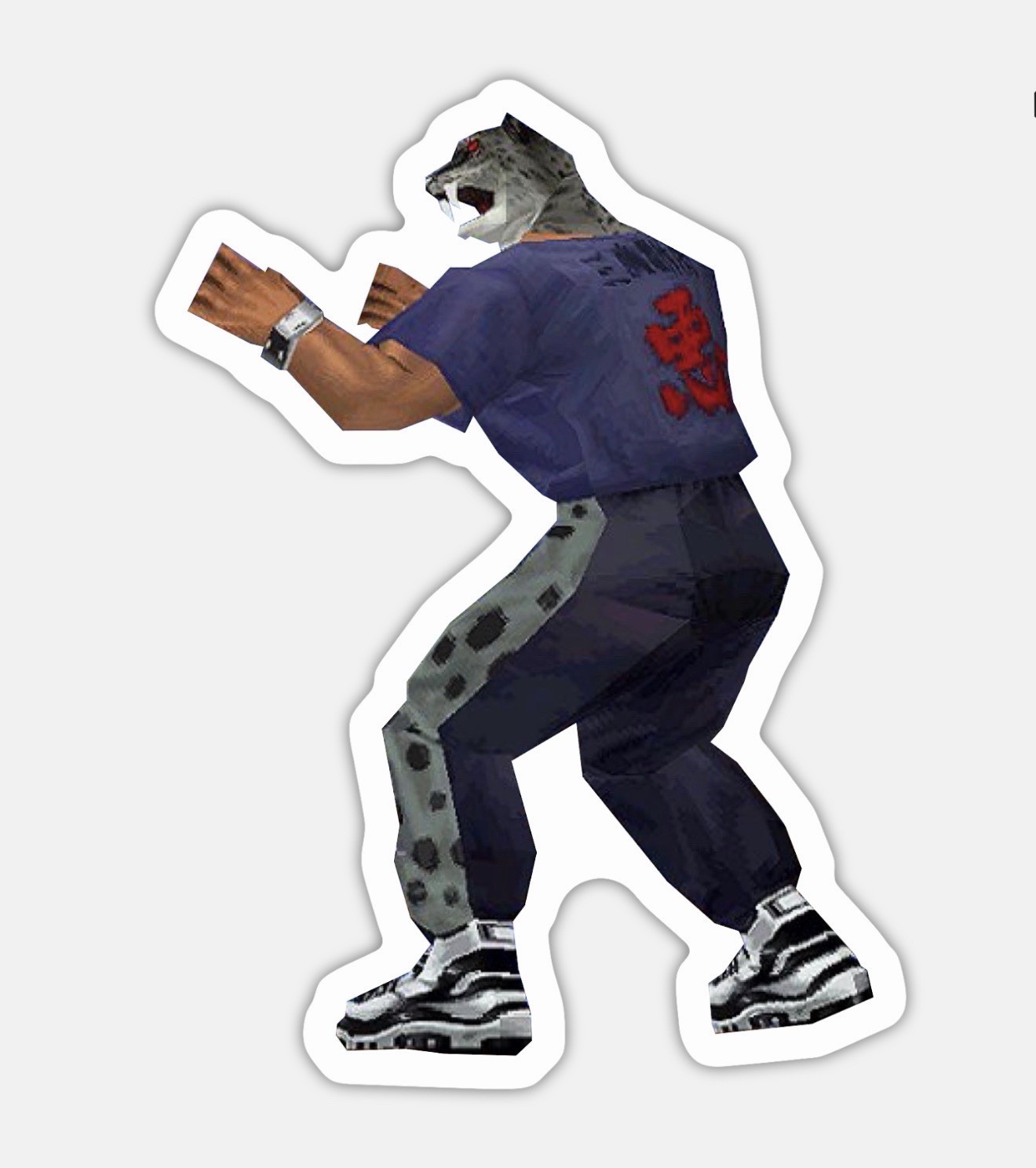 3” King Tekken Sticker Kazuya Jin Decal Gaming Matte Finish