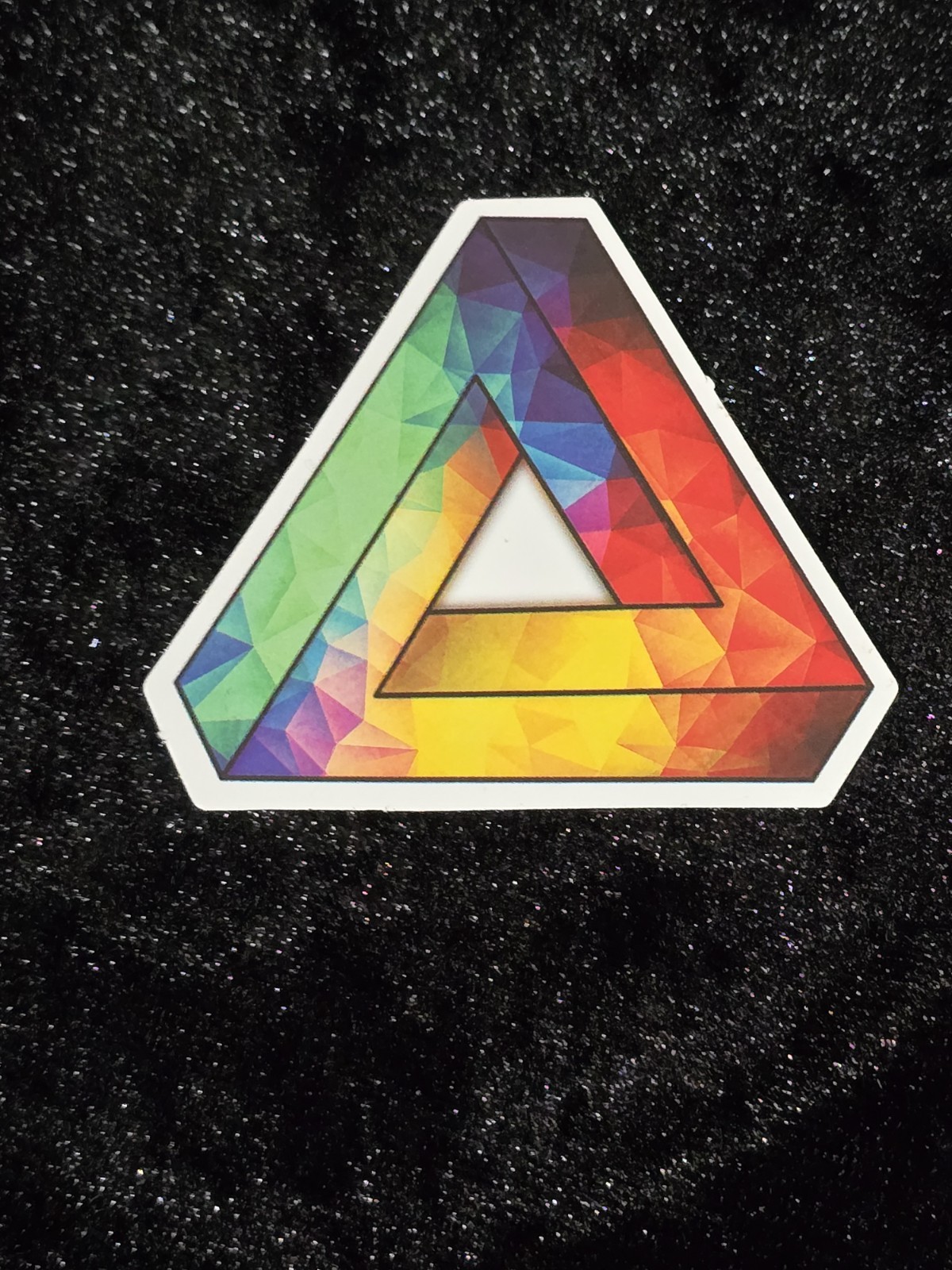 Multi Color Cubism 2.25" Decal Sticker