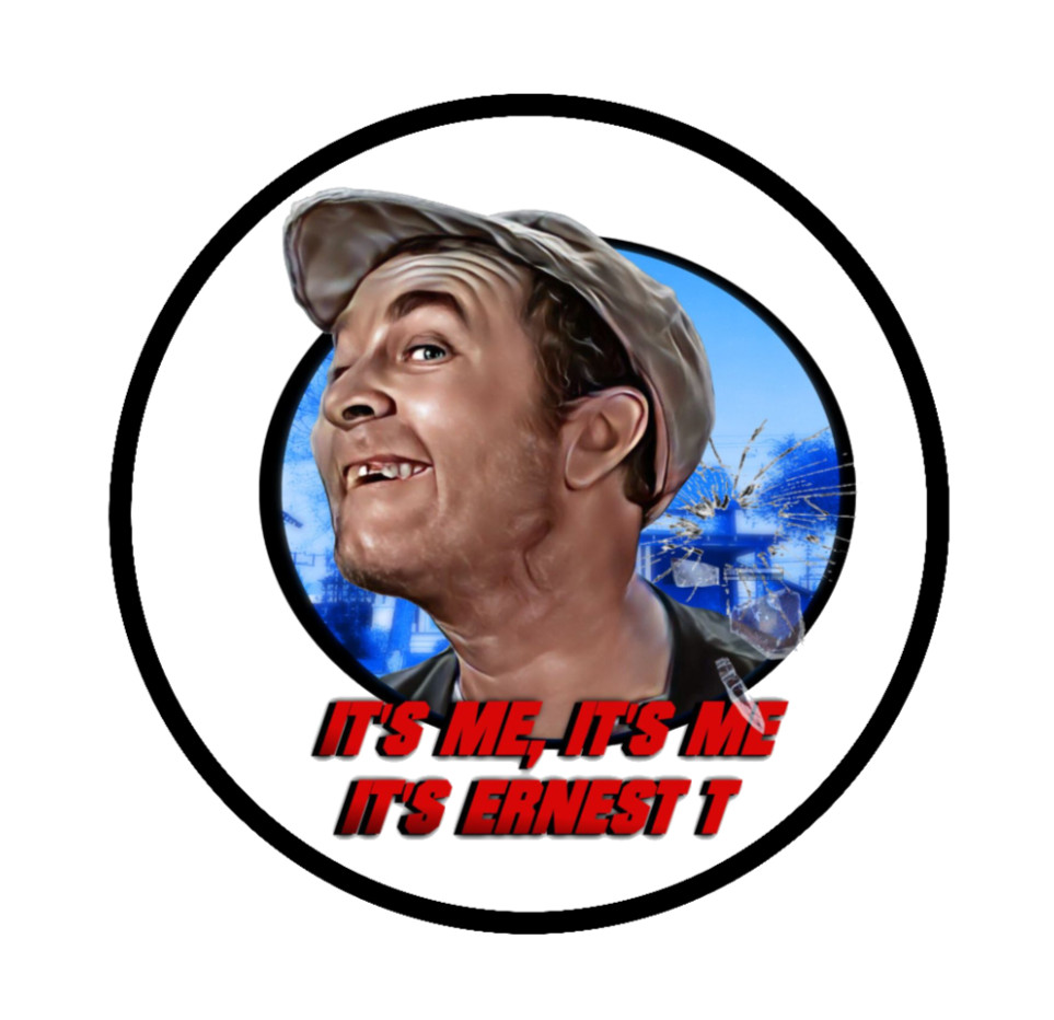 Andy Griffith Show (It's Me Earnest T) – 4" Handmade Vinyl Decal Vehicle Cooler