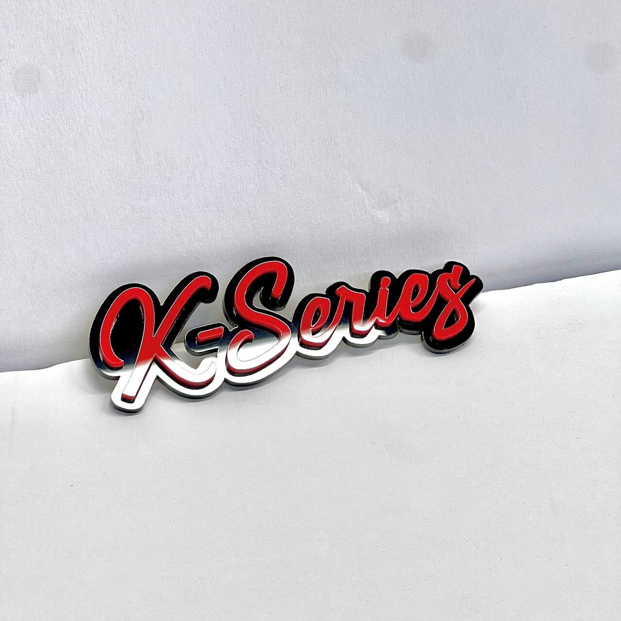 Customized Car Acrylic Emblem Badge MULTI COLOR Custom Text Names