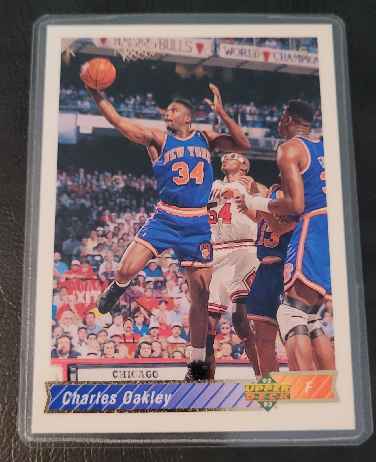 Charles Oakley Knicks Basketball Card HOF Fridge/Locker/Cabinet Laminated Magnet