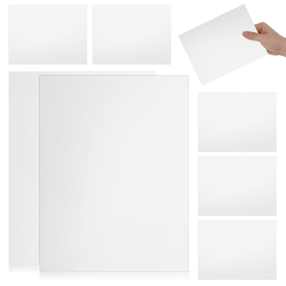 White PVC Siding Repair Sheets for Wall Blemishes Cracks and Hole Covering