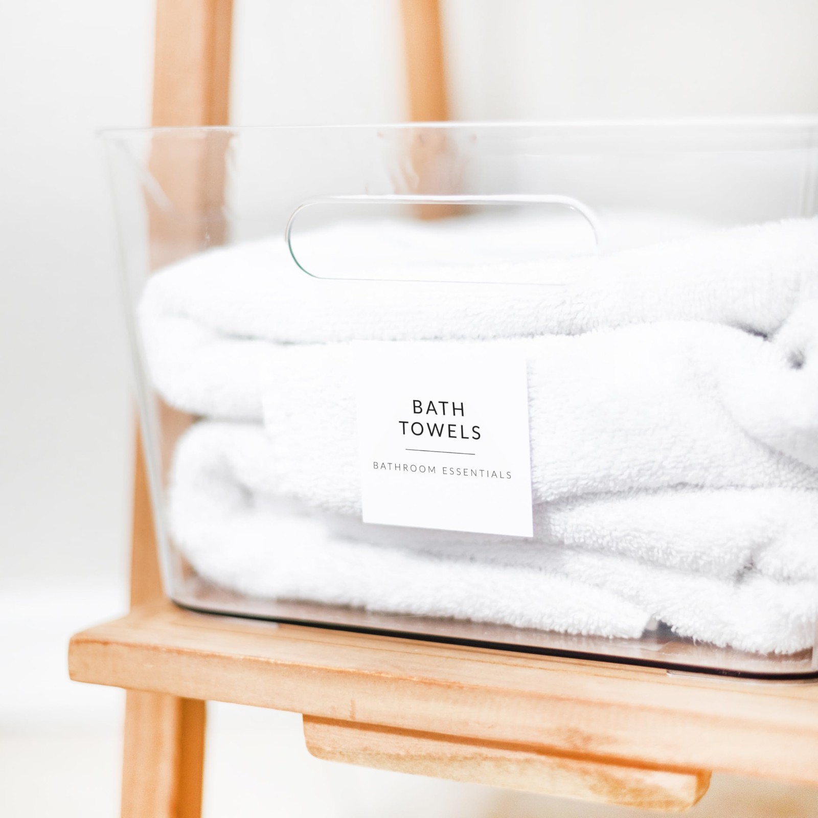 136 Waterproof Minimalist Bathroom Labels – Removable Stickers for Organizing So