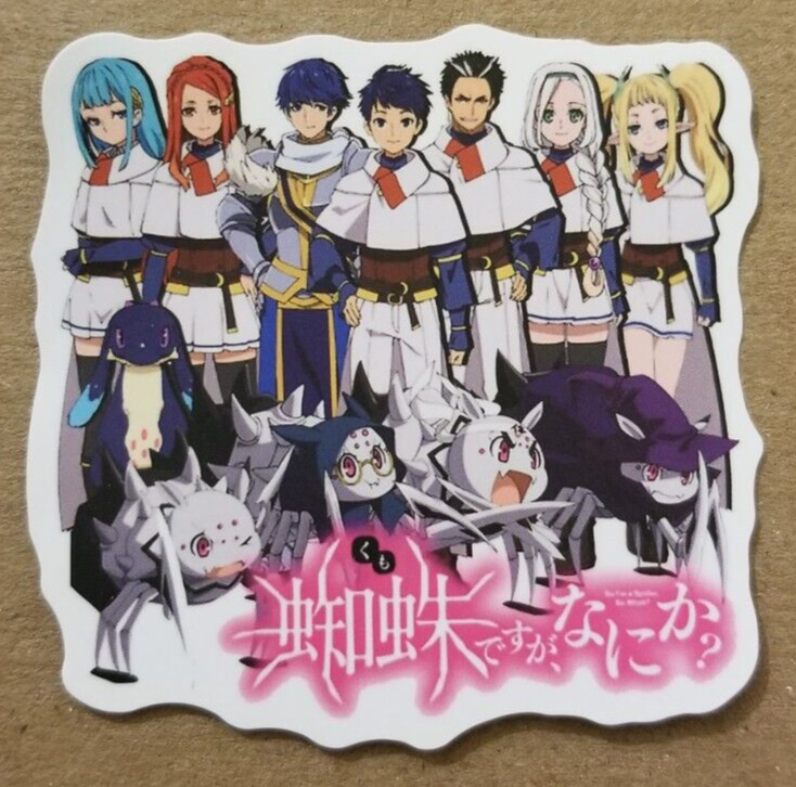 Halloween Sticker Monstergirl Monster Girl Spider Vampire Witch Emo Anime Manga