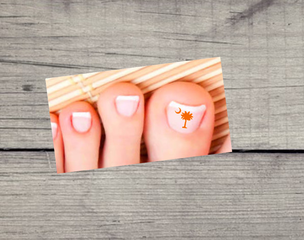 Pedicure Palmetto Tree Decals – Nail Art – **SALE**