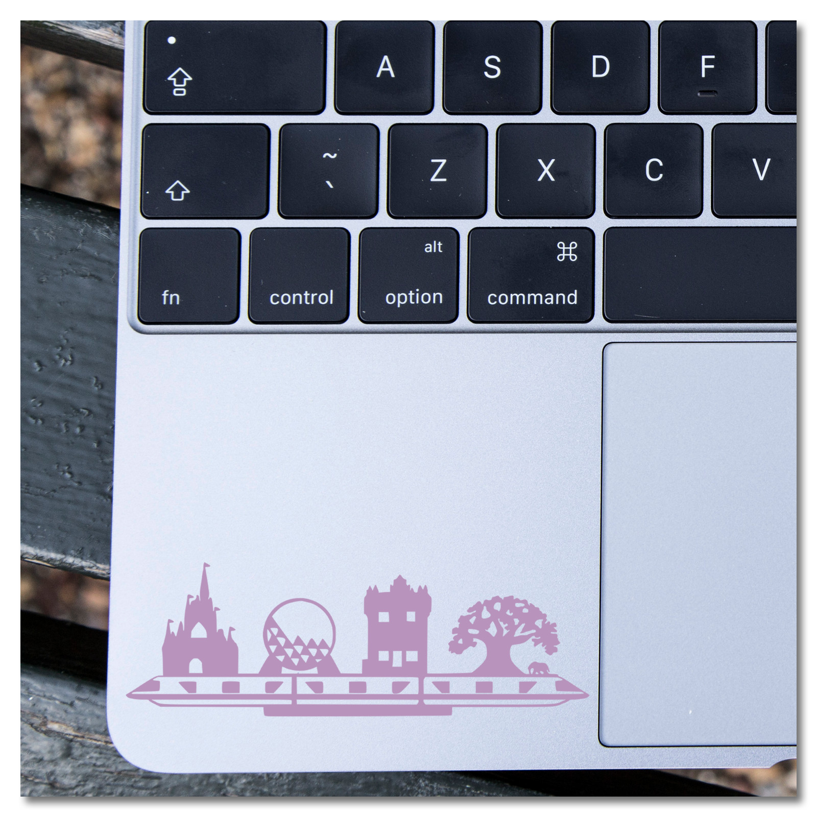 6" Walt Disney World 4 Parks Monorail Magic Kingdom Vinyl Decal Sticker