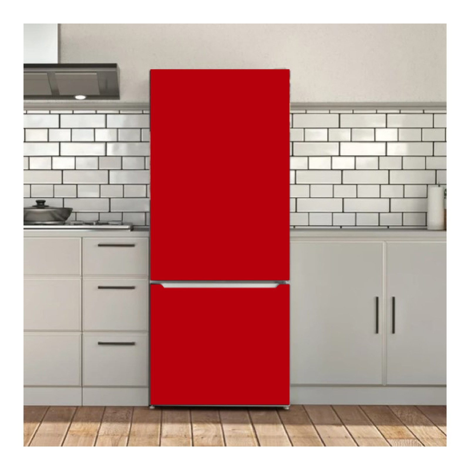 Vintage Retro Style Fridge Wrap Refrigerator Vinyl Decal