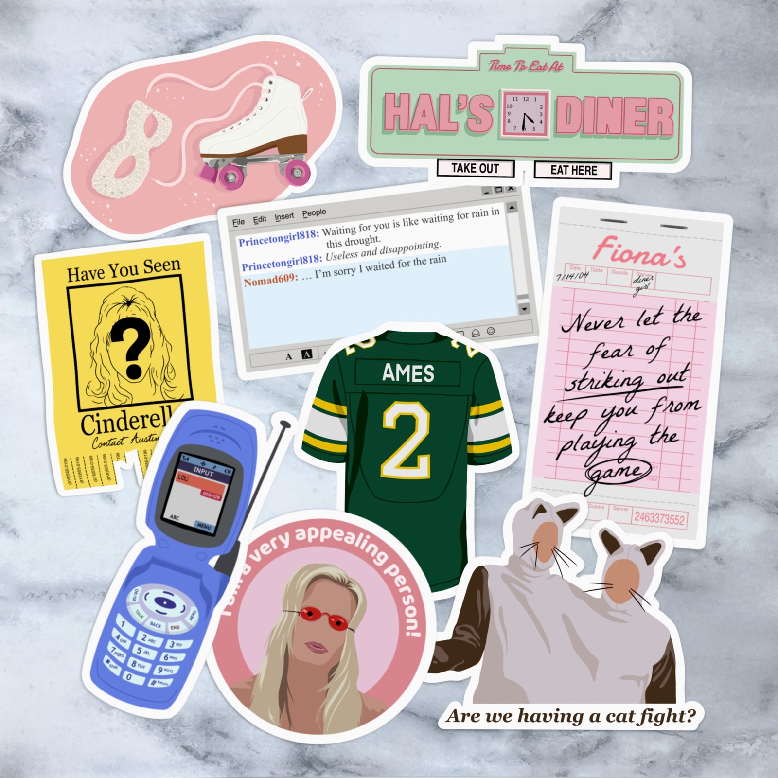 Cinderella Story Sticker Collection