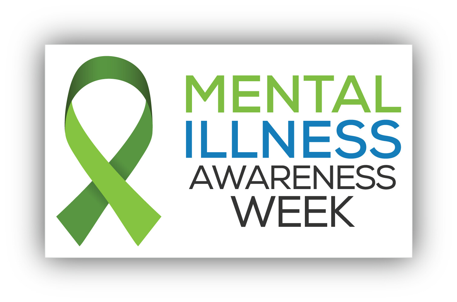Mental Illness Awareness Week Vinyl Sticker Decal