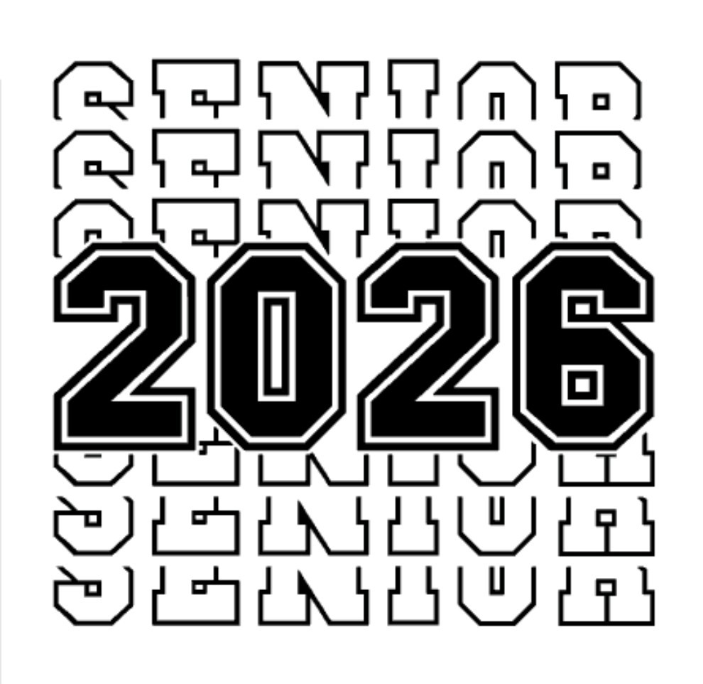 2026 Senior Heat Transfer Vinyl Iron On Image DIY Shirts Fabrics