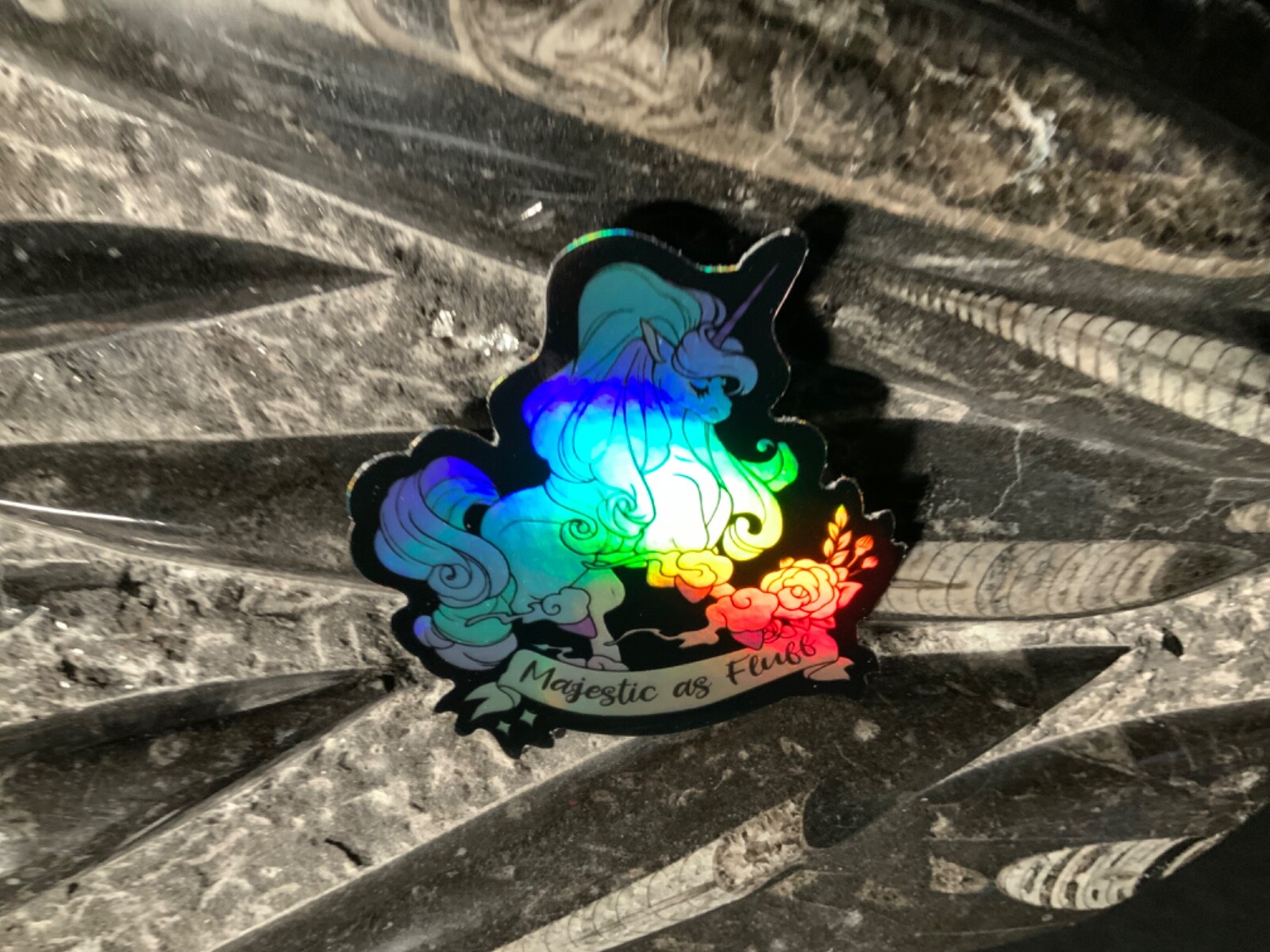 Galarian Rapidash Vinyl Sticker 3” Pokémon Holographic My Little Pony Horse Go