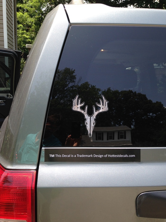 SIKA DEER DECAL Maryland Flag Sticker REED CAMO MARSH WEED Vinyl Car Truck Boat