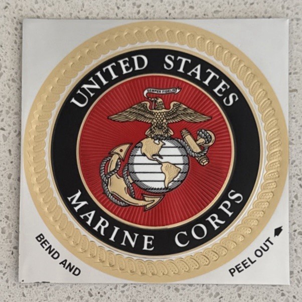 US Marine Corp Stickers MY SON, PROUD PARENT, BLUE STAR, USMC Lot Of 4 New