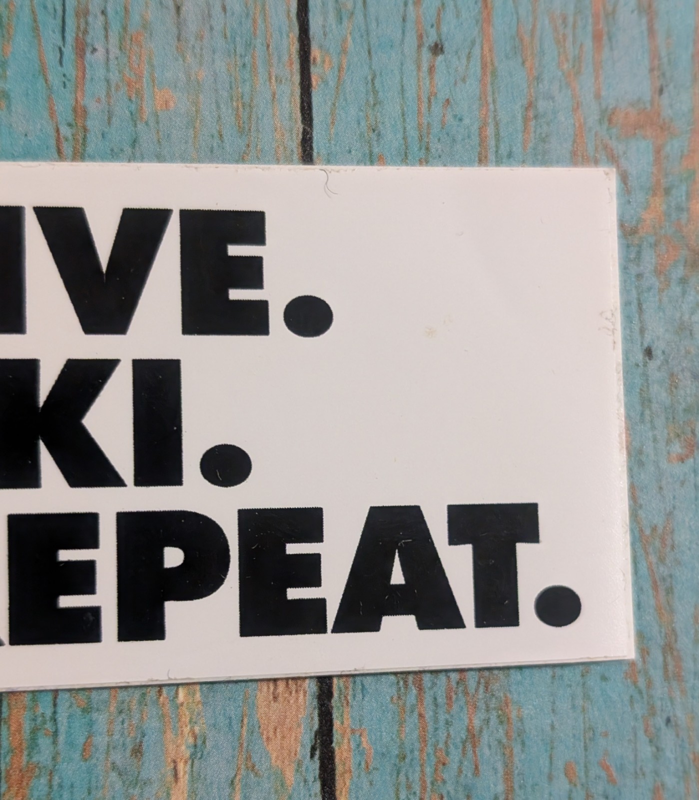 Black Diamond Live. Ski. Repeat. Sticker – Mountain Hiking Climbing Skiing Gear