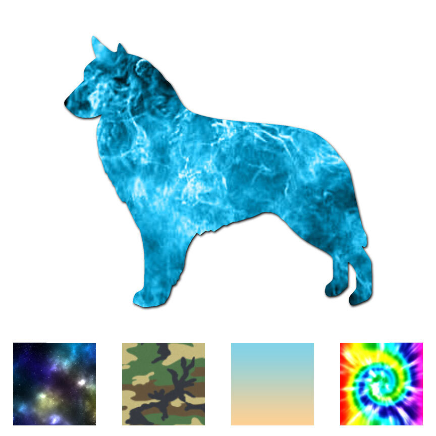 Belgian Sheepdog Dog – Vinyl Decal Sticker – Multiple Patterns & Sizes – ebn1920