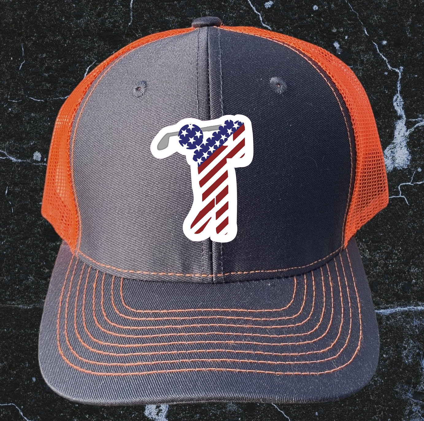 Golf Sticker USA Flag America Waterproof – Buy Any 4 For $1.75 Each Storewide!