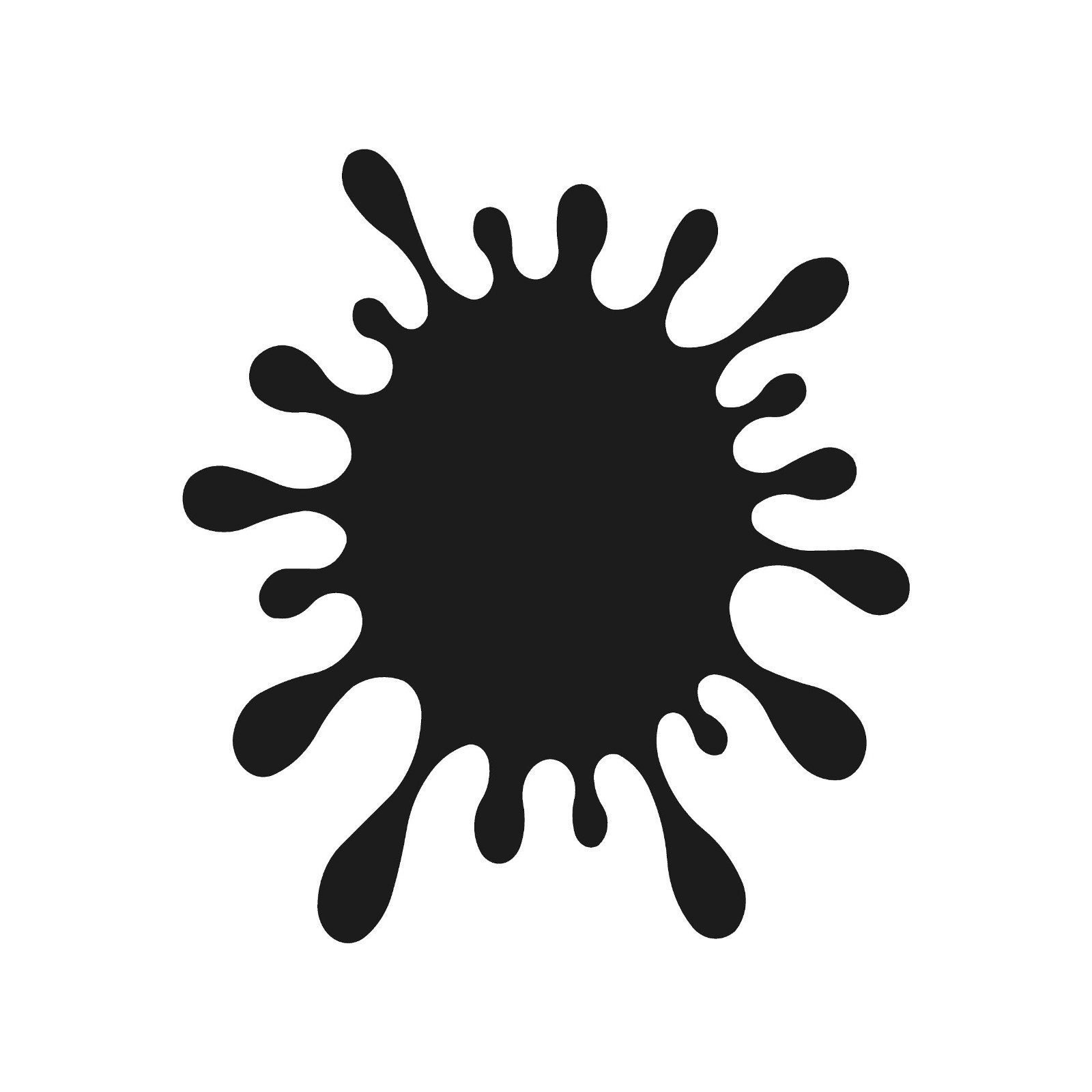 Splatter vinyl decal Paint splash Ink Sticker