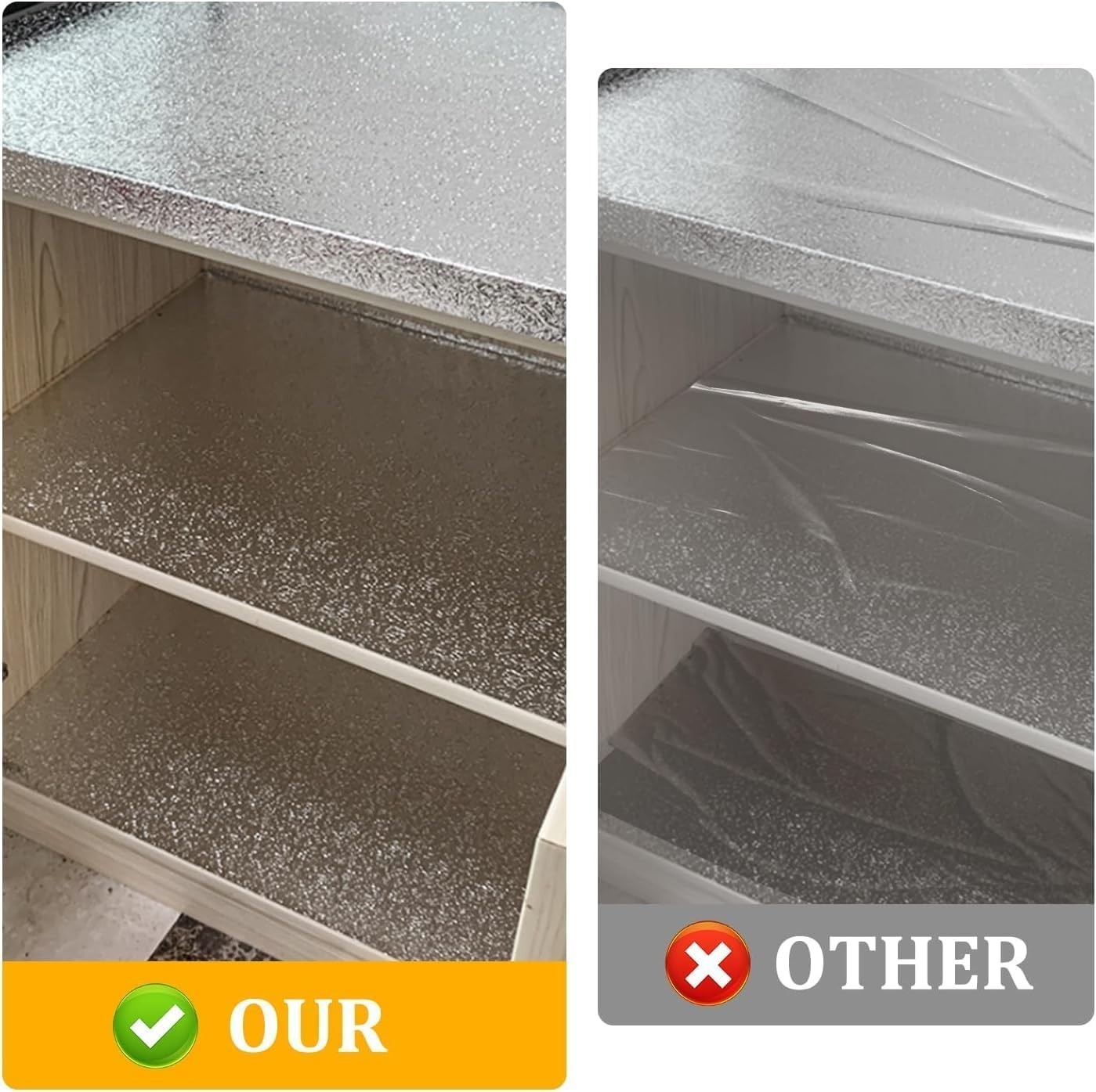 Papel adhesivo aluminio cocina protector contra aceite y agua 15.7×118/15.7×394