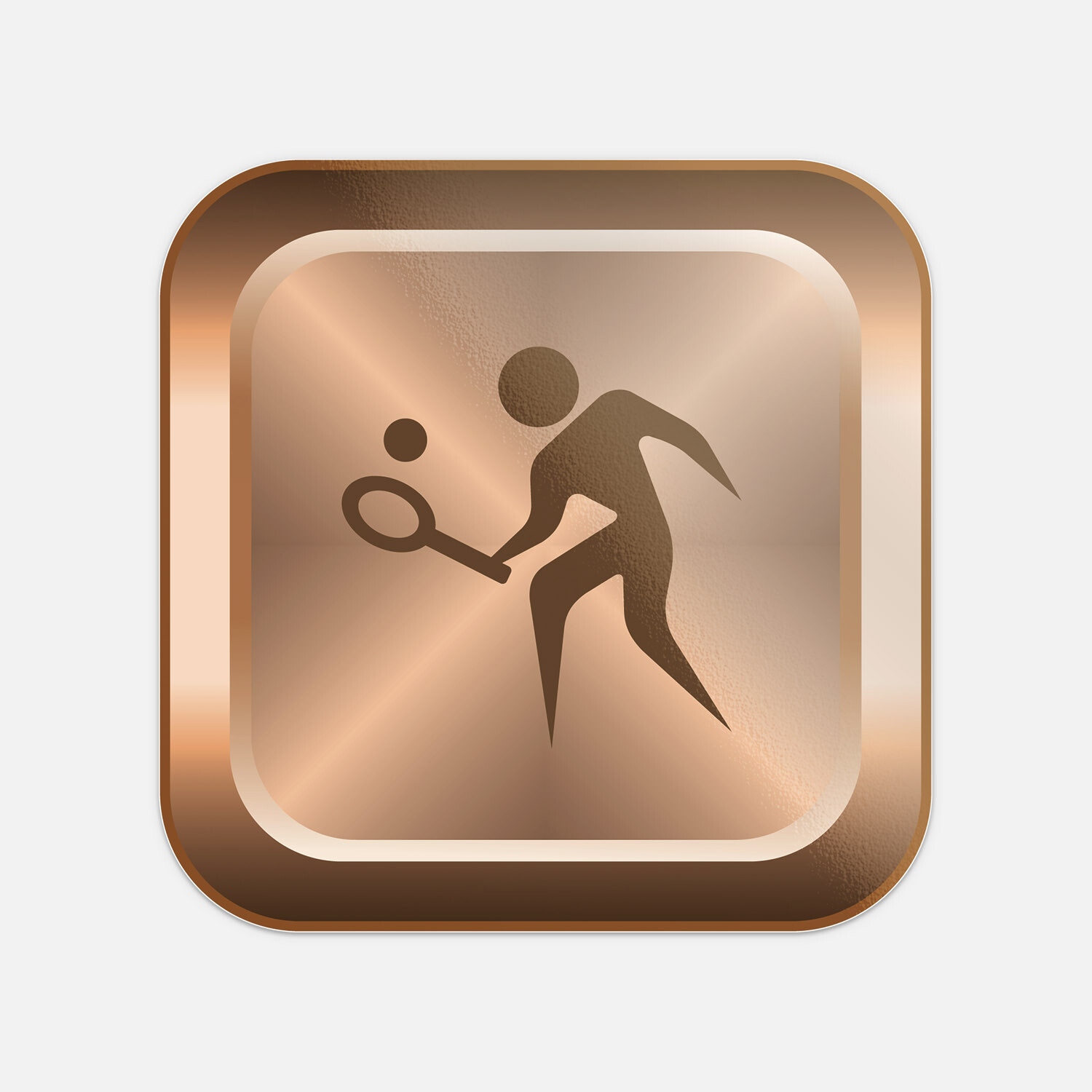 Tennis Sport Sign Emblem Vinyl Sticker Decal