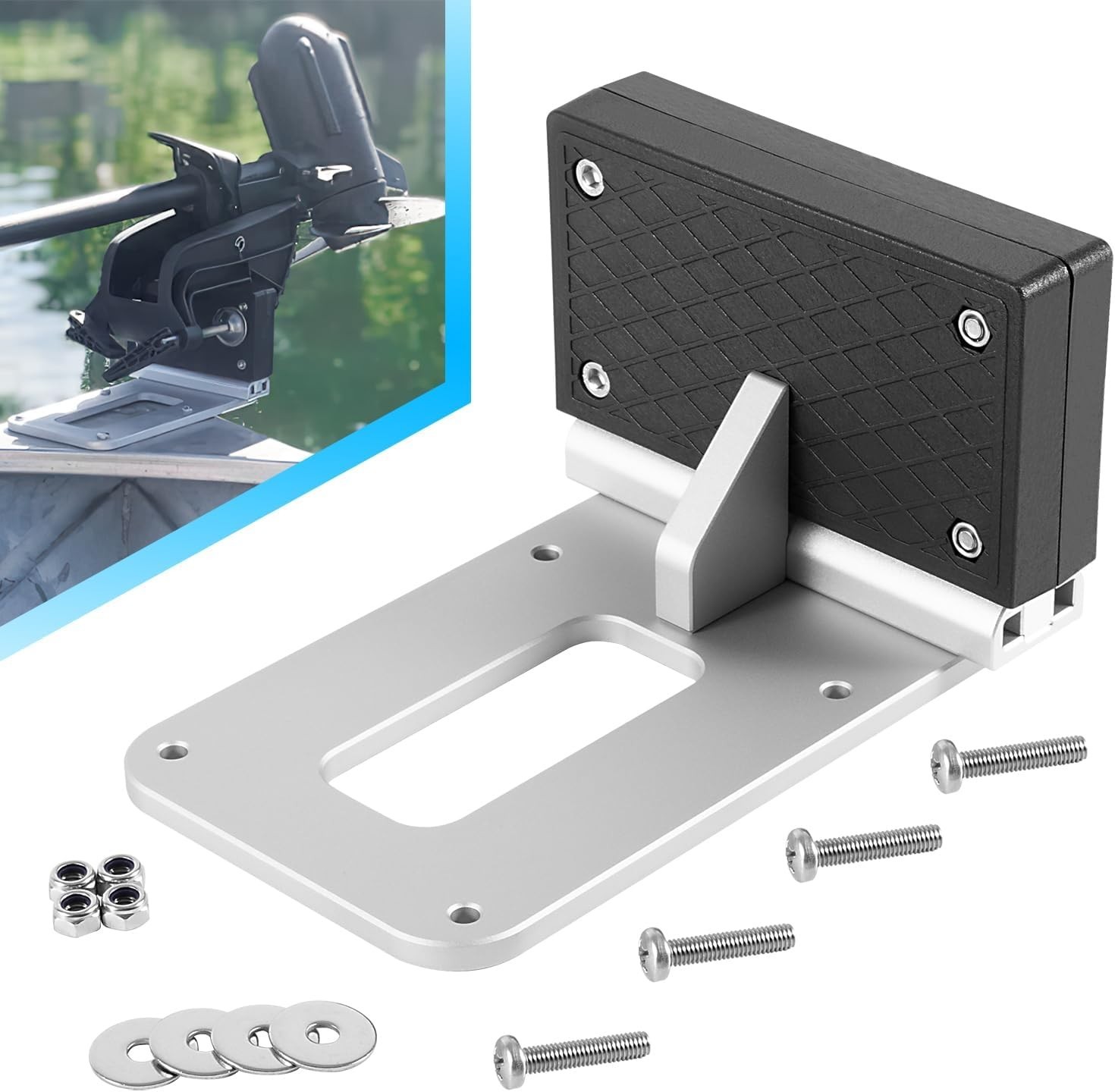 Universal Transom Trolling Motor Mount for Kayaks/Kayak Motor Mount, Universal F