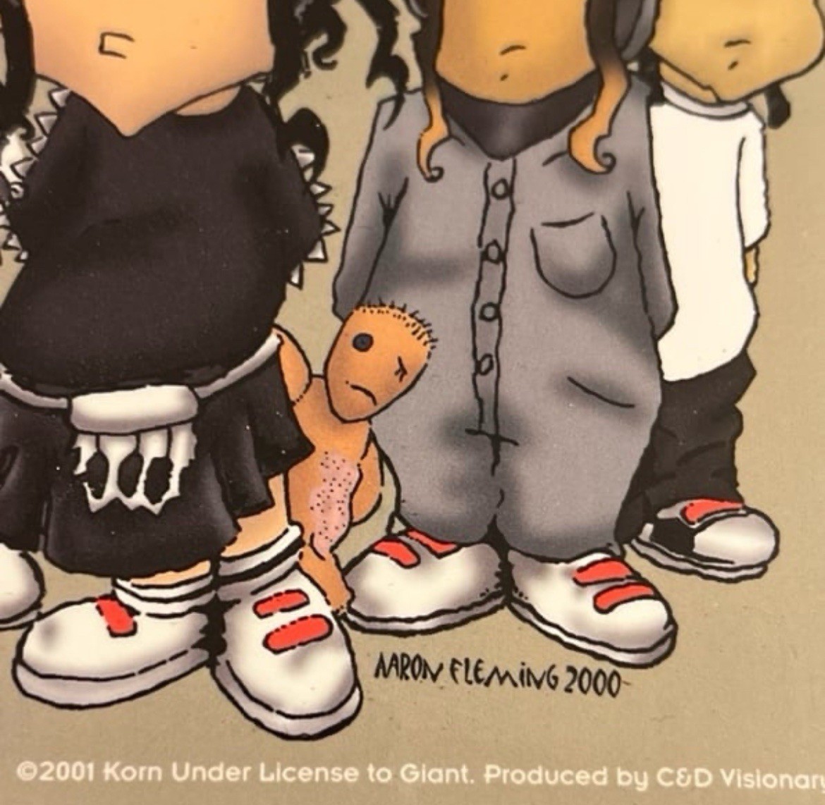 NEW & RARE 2001 Korn Official Sticker