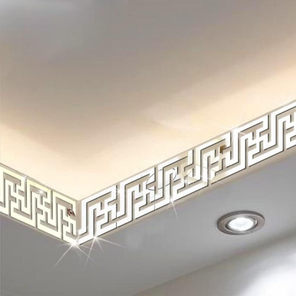 20PCS/lot DIY Mirror Stickers Art Mirror Wall Sticker Acrylic Home Decor for Liv