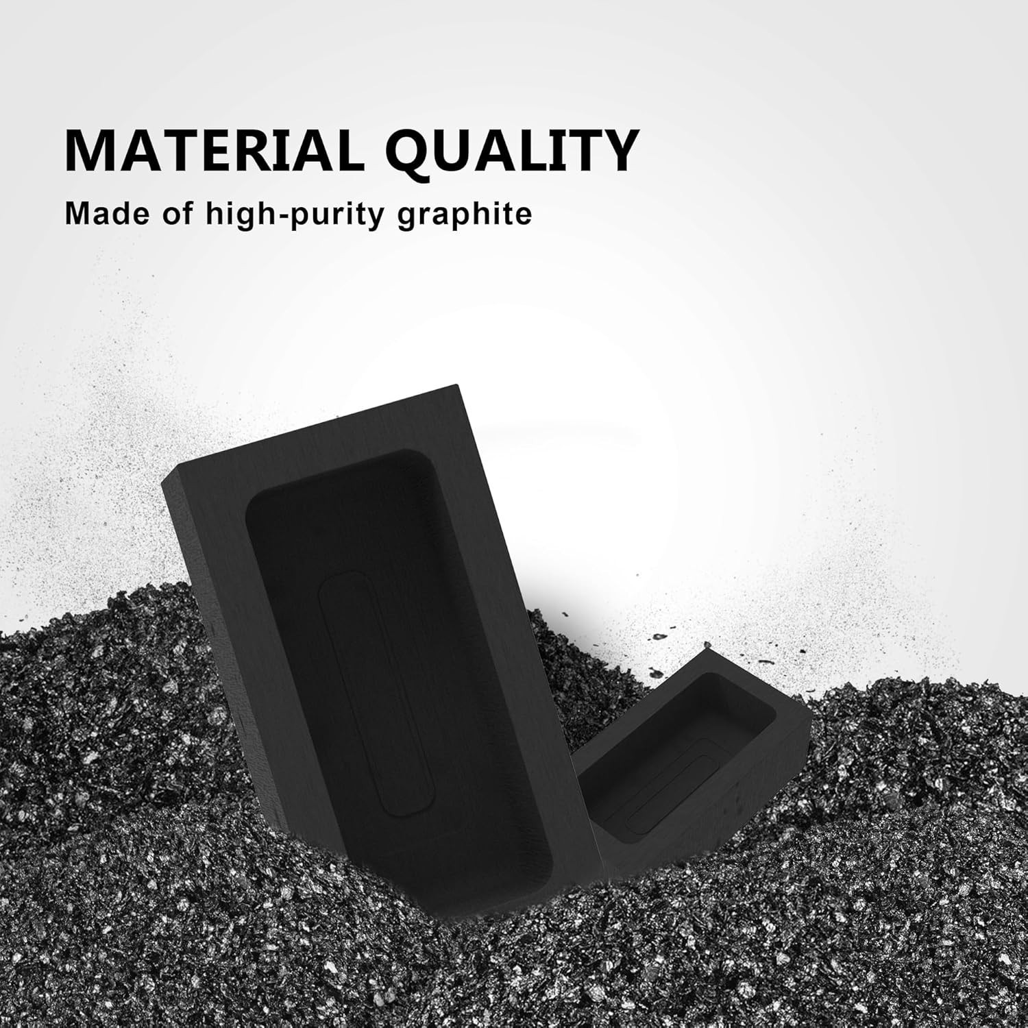 7.5kg Graphite Ingot Mold for Gold Silver Copper Aluminum Casting