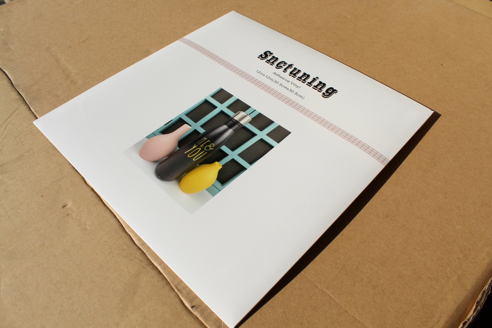 SNC Tuning Adhesive Holographic Stone 12×12 8pk Mixed Color Vinyl Sticker Sheets