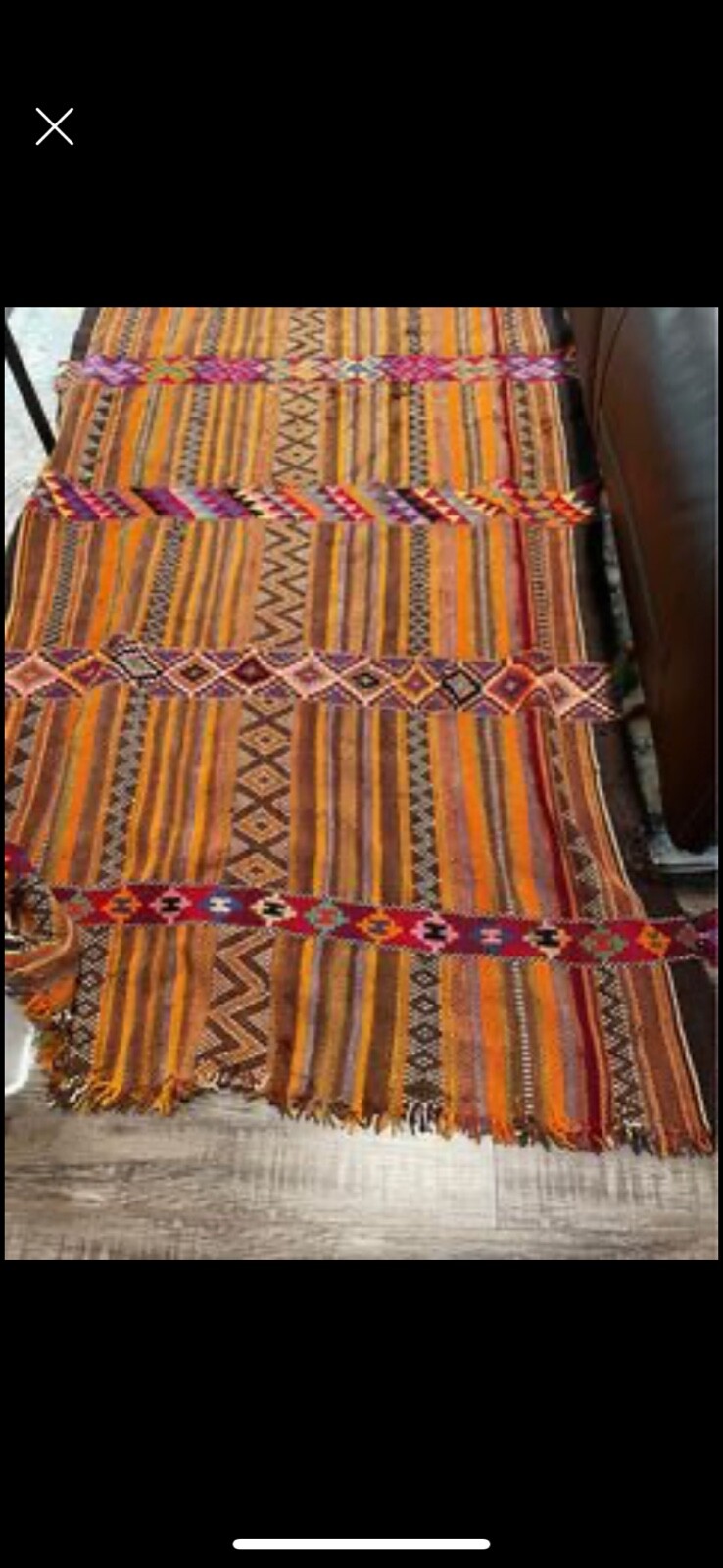 Traditional Hand Made Wool Rug Or Tapissery