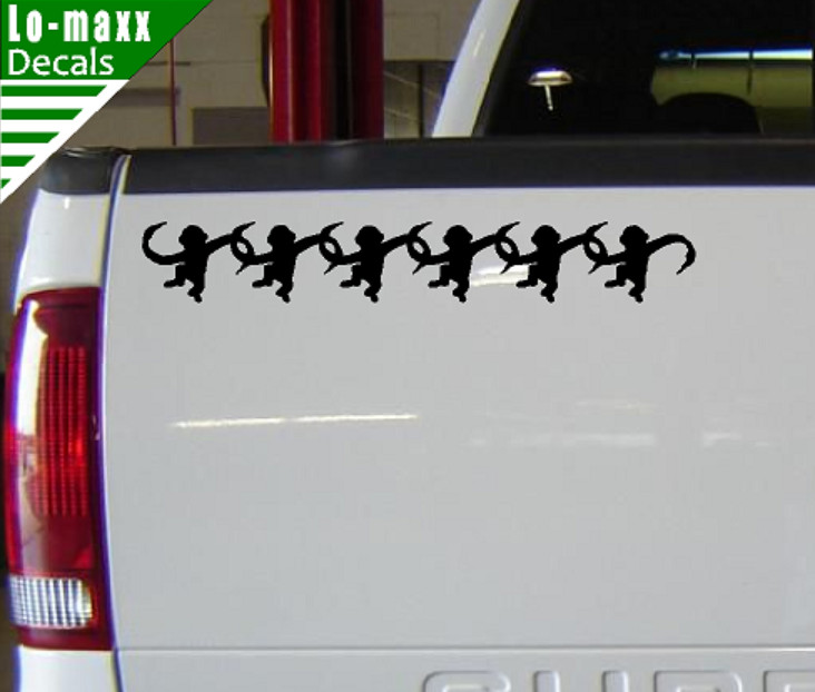 Barrel of Monkeys Chain Various Sizes & Colors High Quality Die-Cut Vinyl Decal