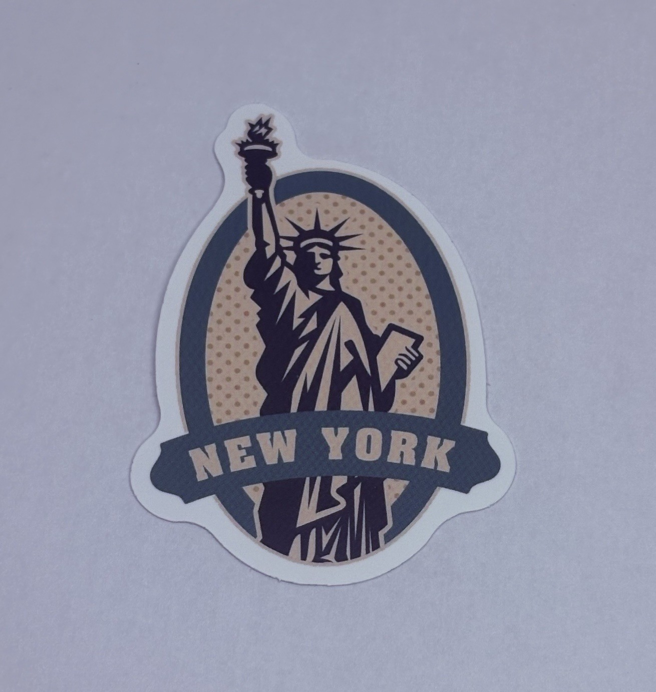 New York Statue Of Liberty Sticker USA Tour Art Decal Vinyl Country Souvenir Tc9