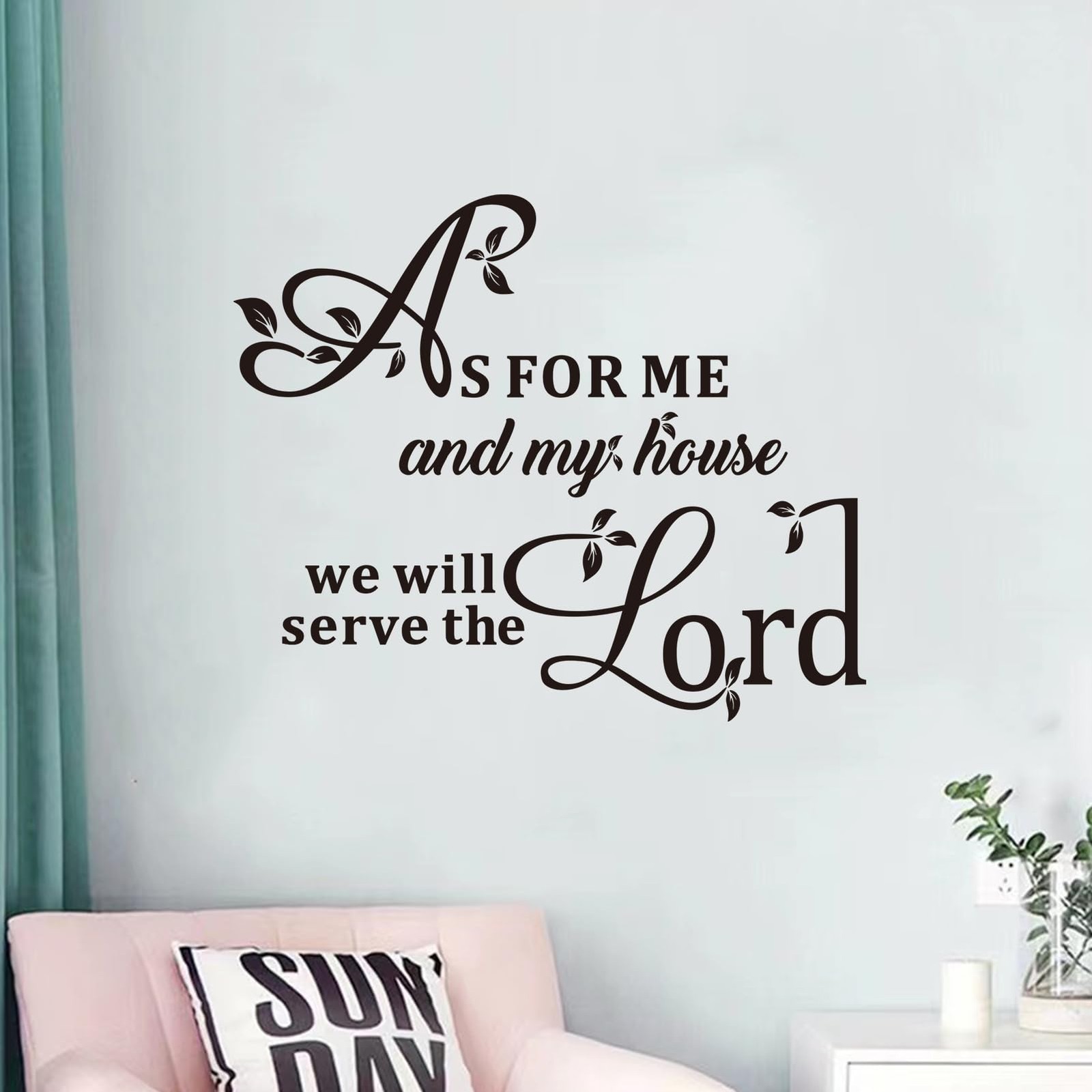 Bible Verse Wall Stickers for Bedroom: Christian Quotes Inspirational Positiv…