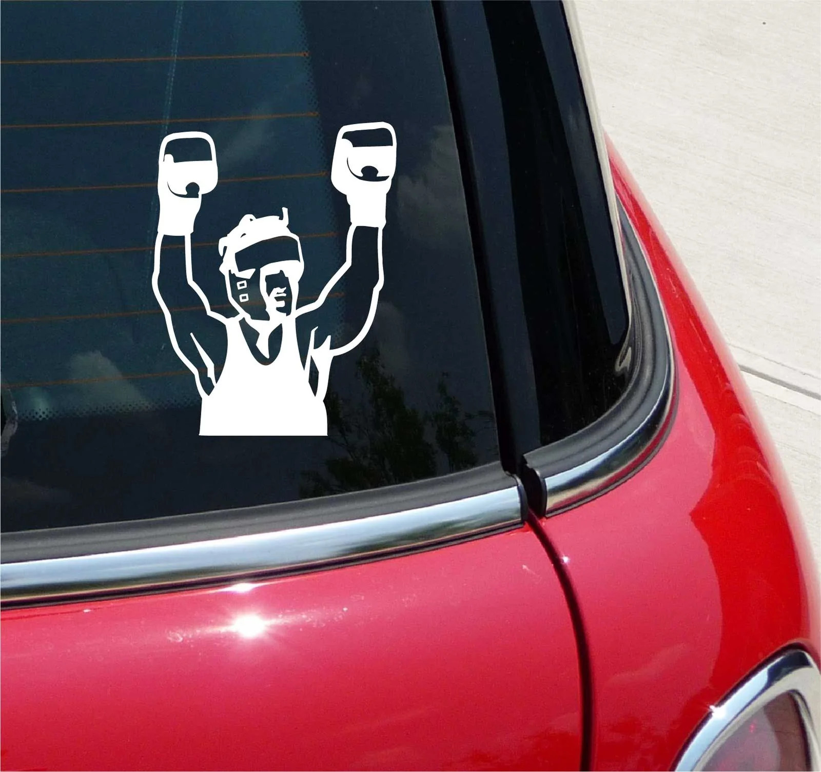 BOXER VICTORY BOXING TKO GRAPHIC DECAL STICKER ART CAR WALL DECOR