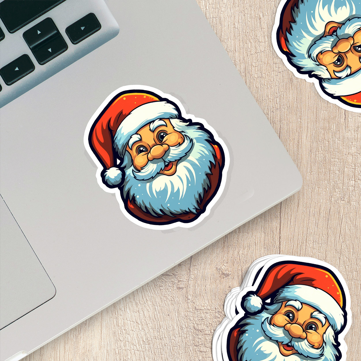 Santa Claus Vinyl Sticker – Bring the Magic of Christmas Anywhere