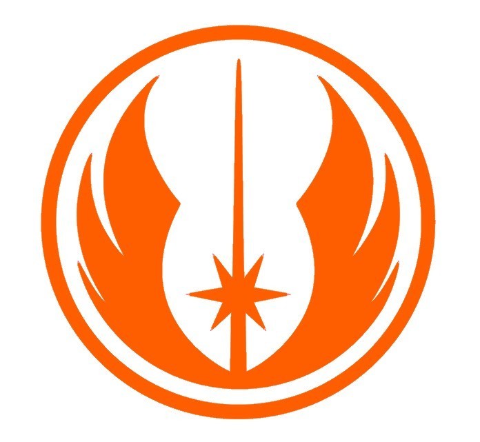 JEDI ORDER INSIGNIA, STAR WARS, Decal Stickers for Cars, Laptops, Tablets