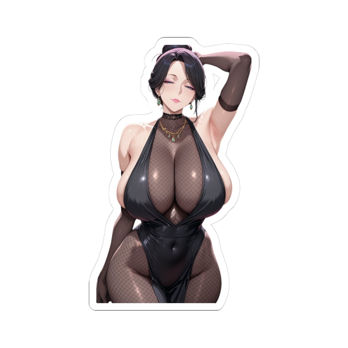 Cute Waifu Anime Sticker (FreeShipping$20+) Hot Ecchi Oppai Iroke