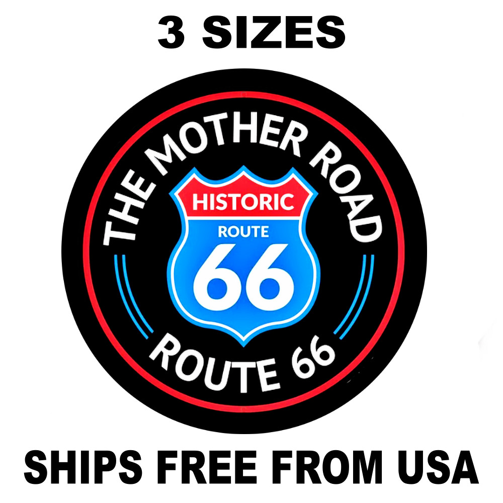 Get Your Kicks On Route 66 Sign Sticker Highway Sign Road Sticker 4 Sizes