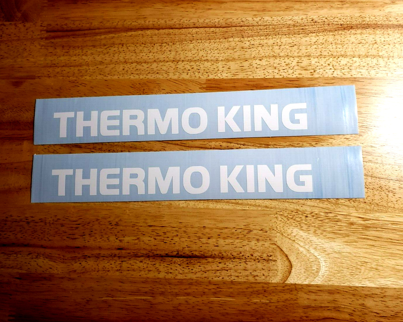 Thermo king Decals Stickers 8” Gloss white (2) Fast USA
