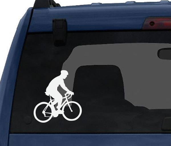 Sports Racing – Bicycling Cyclist Bike Biker version 1 – Car Tablet Vinyl Decal
