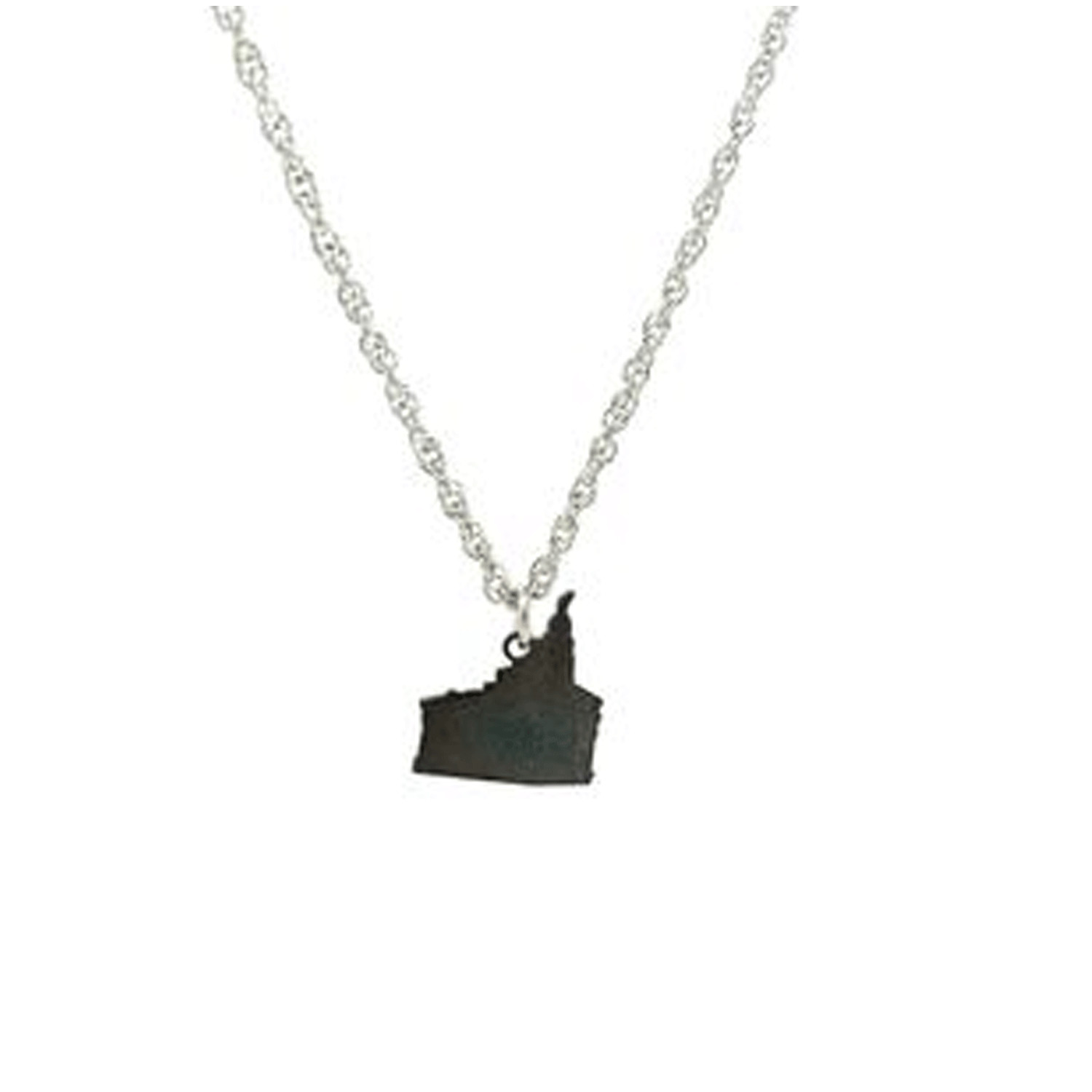 J108AS Necklace Nauvoo Temple Antique Silver Alloy Mormon One Moment In Time LDS