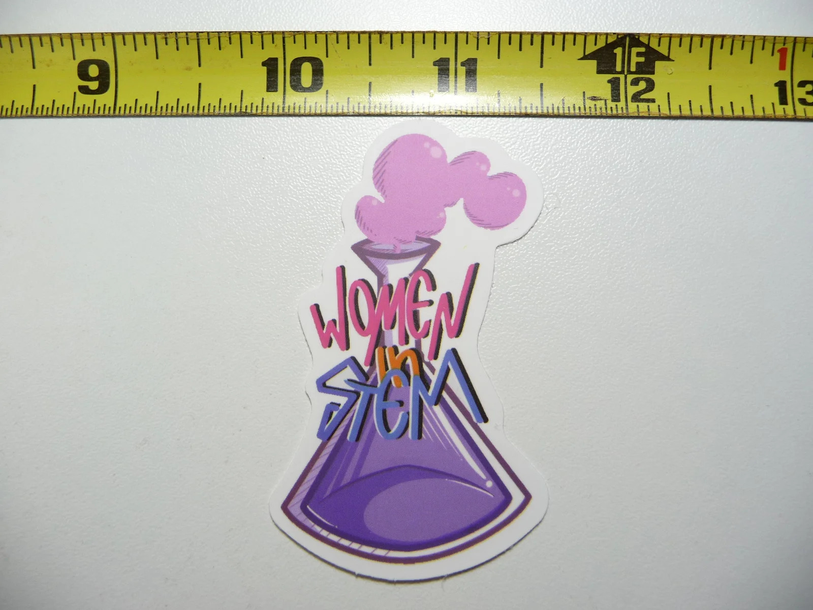BEAKER WOMEN IN STEM SMALL STICKER DECAL SCHOOL TEACHER PROFESSOR FUNNY