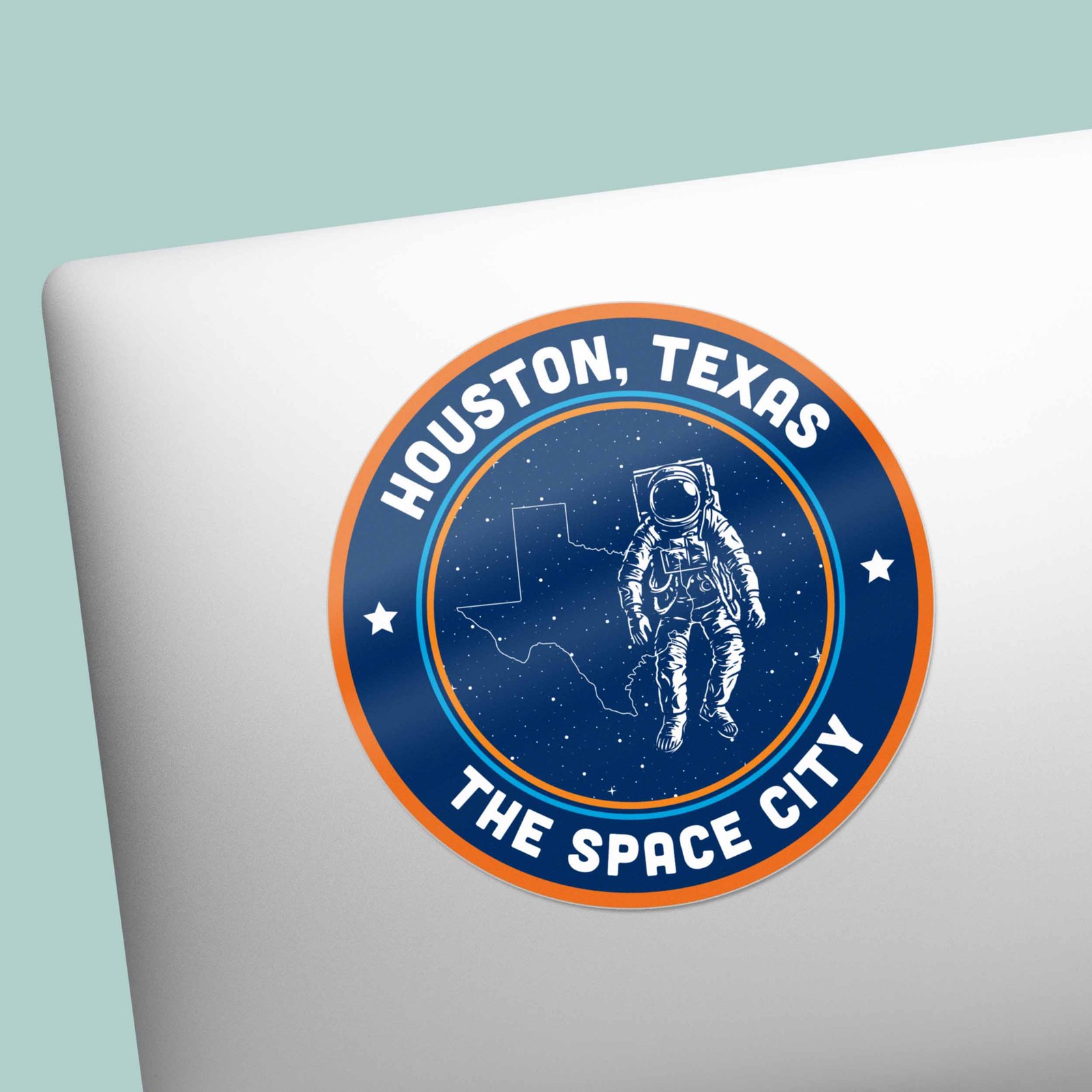 Space City Houston Sticker – Cool Texas Decals